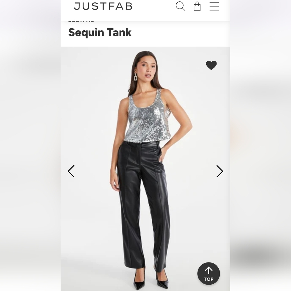NWOT Sequin Top